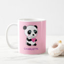 Search for pink panda mugs Girly