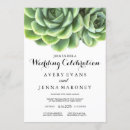 Search for succulent plant wedding invitations Floral