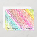 Search for rainbow promise postcards Christian