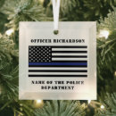 Search for sheriff christmas tree decorations Police officer