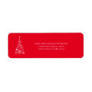 Search for christmas return address labels Clean simple minimal