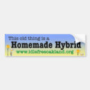 Search for hybrids bumper stickers Green