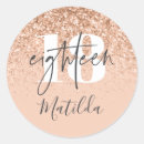 Search for pink and grey birthday party stickers Thank you