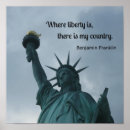 Search for benjamin franklin quote posters Freedom