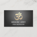 Search for om symbol business cards Gold