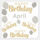 Search for april birthday stickers Born in april