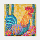 Search for rooster magnets Flowers