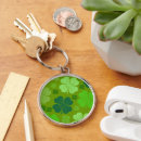 Search for shamrock key rings Clover pattern