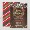 Search for christmas sweet 16 invitations Rustic