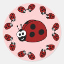 Search for cartoon ladybird stickers Animal