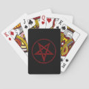 Search for satan playing cards Red