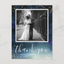 Search for navy blue gold postcards thank you cards Script