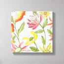 Search for white background canvas prints Floral