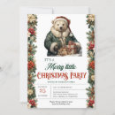 Search for green gold christmas invitations Traditional