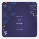 Search for navy blue yellow wedding stickers Floral