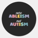 Search for cure autism stickers Neurodivergence