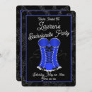 Search for corset invitations Blue