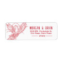 Search for fire return address labels Red
