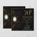 Search for 70th anniversary invitations Vintage