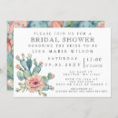 Search for cactus bridal shower invitations Boho