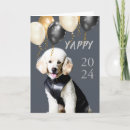 Search for funny new years cards Black