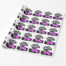 Search for checkered flag wrapping paper Racing