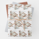Search for christmas house wrapping paper Watercolor