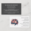 Search for psychotherapy business cards Psychology