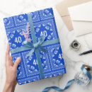 Search for blue bandana wrapping paper Country