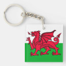 Search for welsh key rings Flag of wales