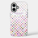 Search for square pattern diamond iphone cases Geometric