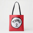 Search for childrens book tote bags Thing one thing two