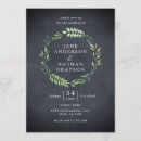 Search for rustic chalkboard wedding invitations Watercolor