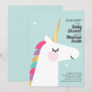 Search for unicorn baby shower invitations Rainbow