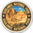 Search for national park travel stickers Badlands