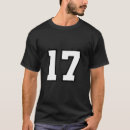 Search for number 17 tshirts Varsity