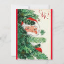 Search for no peeking christmas cards Red