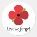 Search for remembrance day stickers Lest we forget