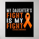 Search for for my daughter posters Support leukaemia awareness