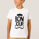 Search for bonjour tshirts Black and white