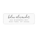 Search for script name return address labels Typography