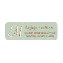Search for initial name return address labels Elegant
