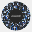 Search for blue fish stickers Pattern