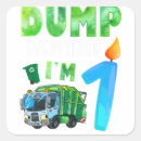 Search for trash truck stickers Birthday
