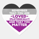 Search for asexuality stickers Heart