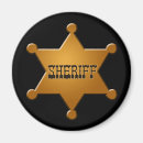 Search for police badge magnets Sheriff