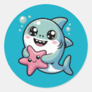 Search for kawaii shark stickers Animal