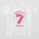 Search for 7th birthday kids tshirts Girl