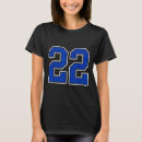 Search for royal blue tshirts Number