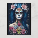 Search for day of the dead woman postcards Mexico